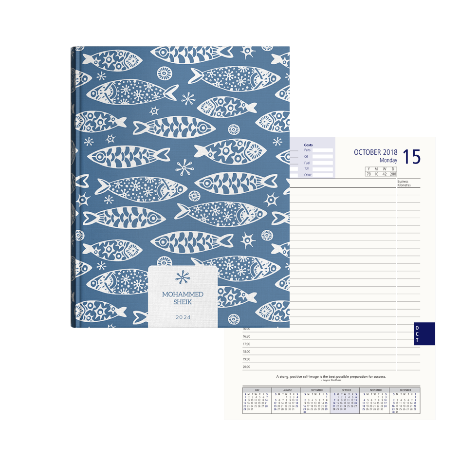 Show details for Fish Frenzy Diary A4