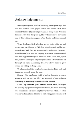 Show details for Being Mom