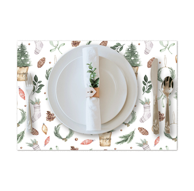 Show details for Christmas Whimsy Placemat 