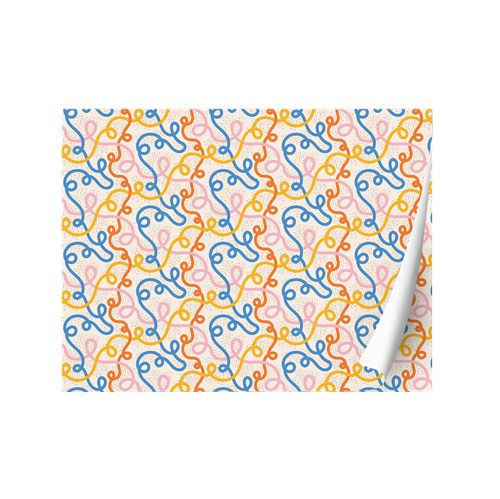 Show details for Spaghetti Confetti Placemat 