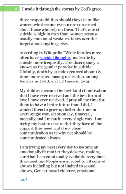 Show details for I made it through the storms by God's Grace