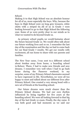 Show details for Conversations With The Best - Series 1