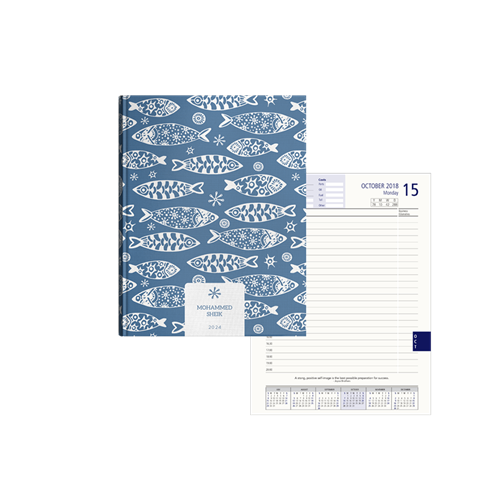 Show details for Fish Frenzy Diary A5 