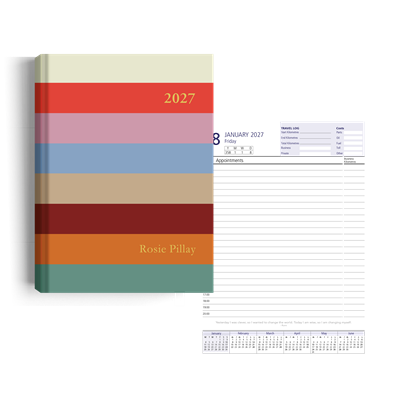 Show details for Summer Stripes Diary A4