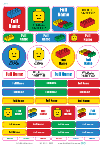 Picture of Lego Land Multi-Purpose Stickers