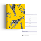 Show details for Zippy Yellow Gerry Diary A5 