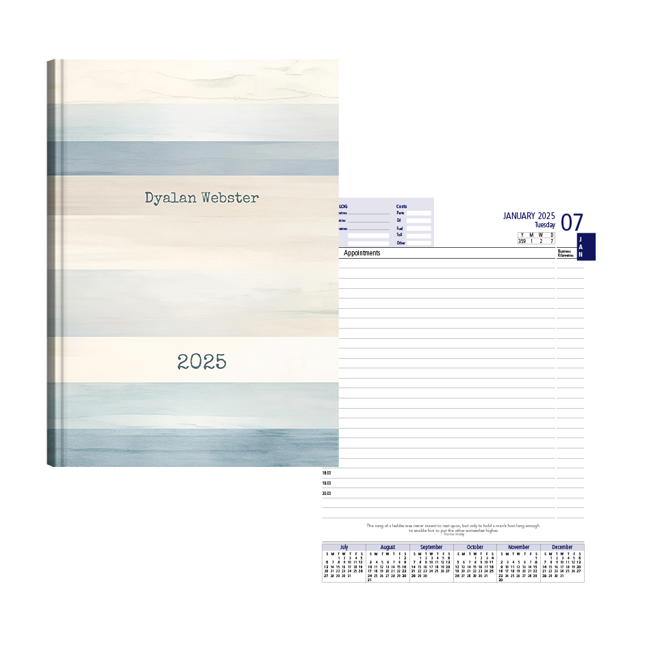 Show details for Coastal Mist Diary A5 