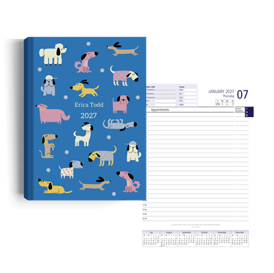 Show details for Puppy Parade Diary A5 