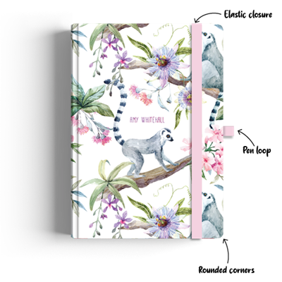 Show details for Lemur Love A4 Journal
