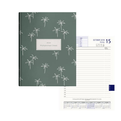 Show details for Tiny Palms Diary A4