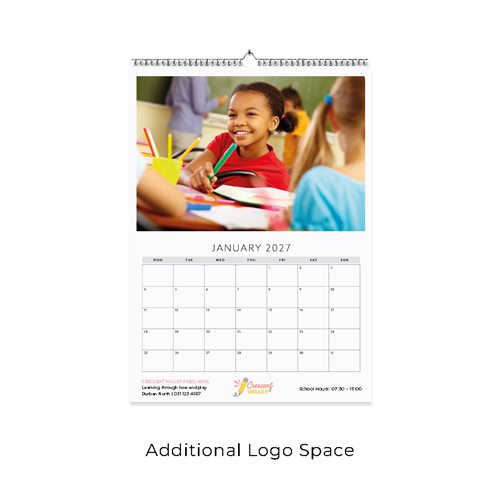 Show details for 2027 A3 Wall - 13 Leaf - B - Logo Space