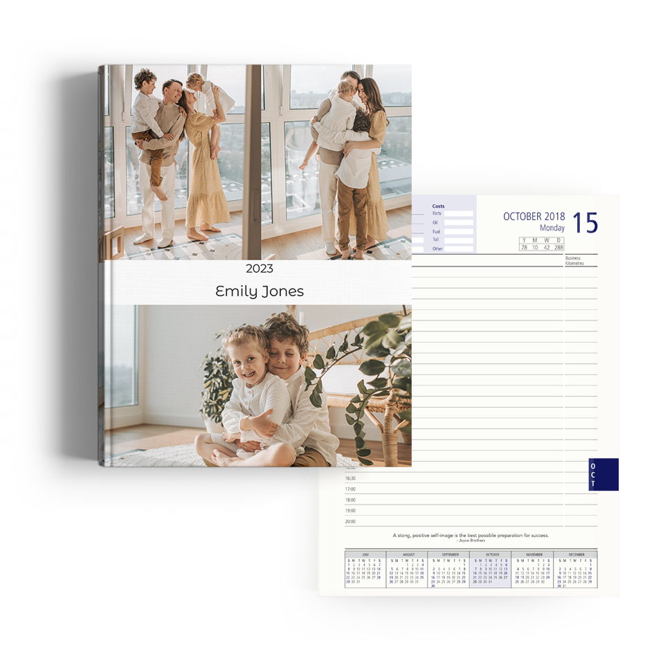 Show details for Large Photo Collage Diary A4