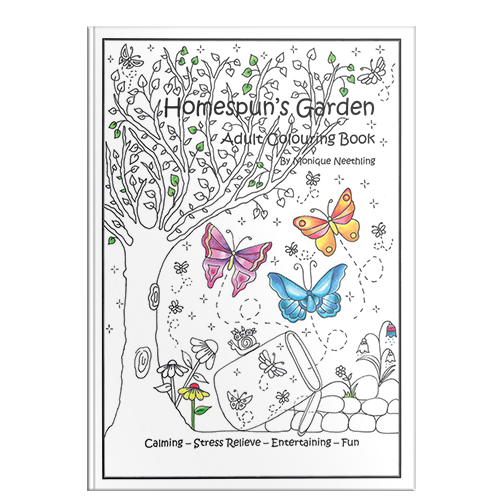 Show details for Homespun's Garden - Adult Colouring Book