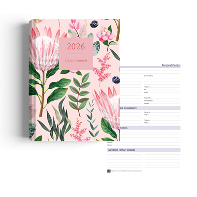 Show details for Protea Garden Diary A4