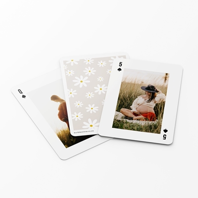 Show details for Daisy Dreams Personalised Playing Cards