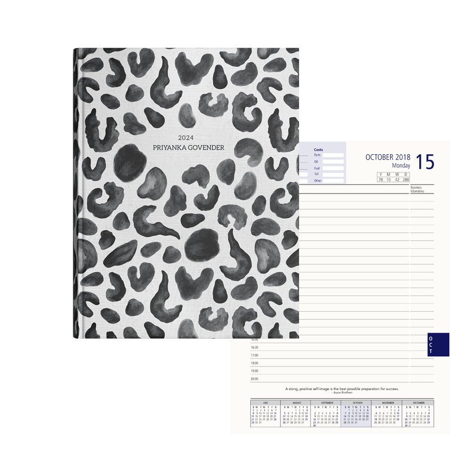 Picture of Leopard Print Diary A4