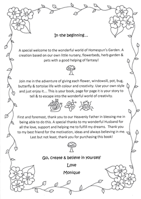 Show details for Homespun's Garden - Adult Colouring Book