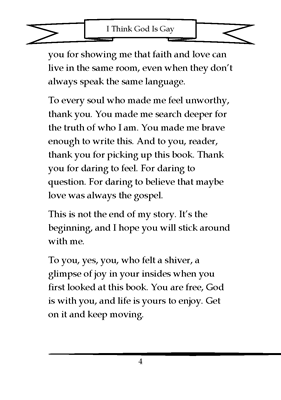 Show details for I Think God Is Gay