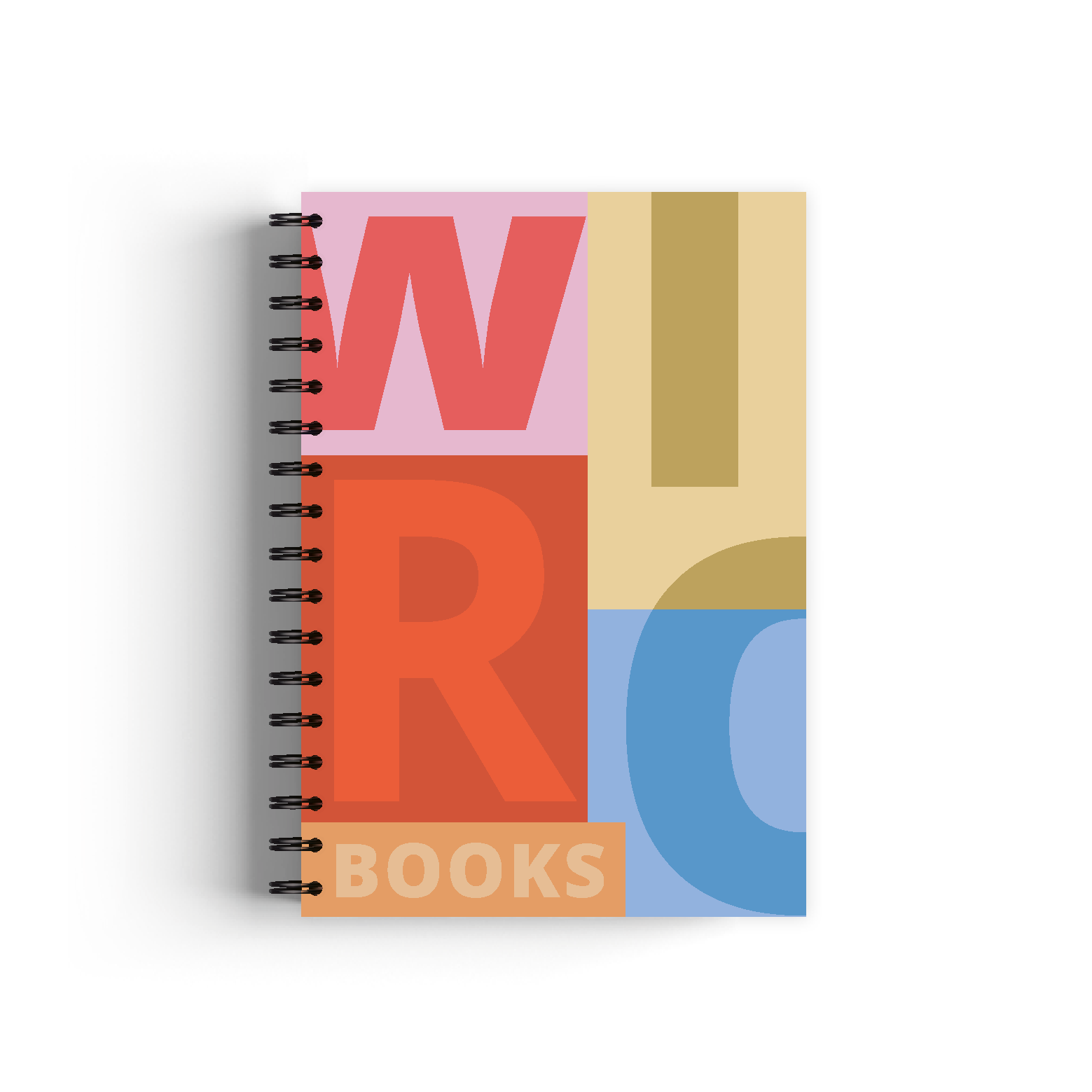 Show details for A5 Wiro Bound Book - Hard Cover Component