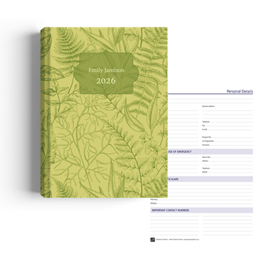 Show details for Green Botanica Diary A4