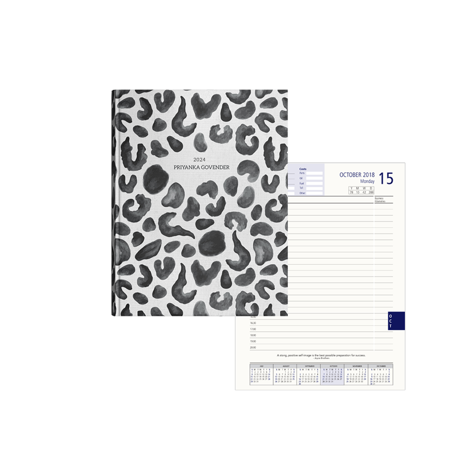 Show details for Leopard Print Diary A5 