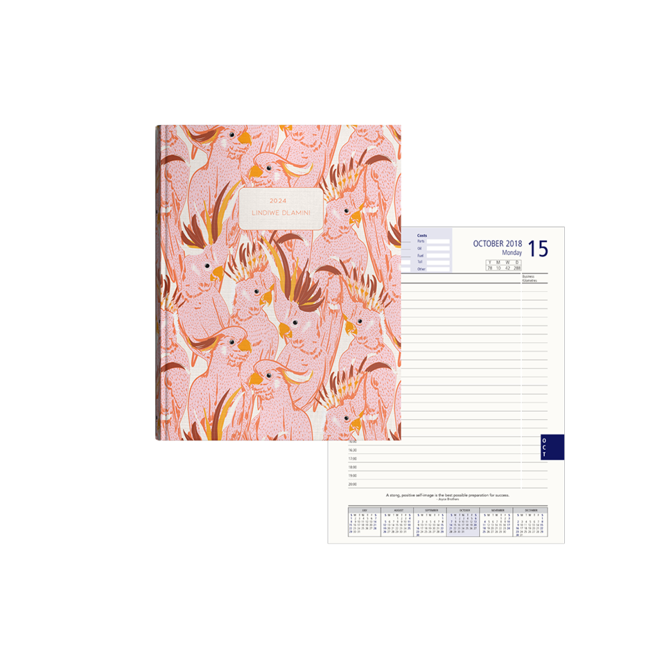 Picture of Pink Parakeet Diary A5 