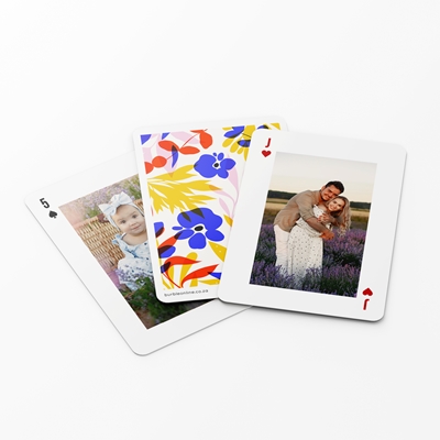 Show details for Floral Fusion Personalised Playing Cards