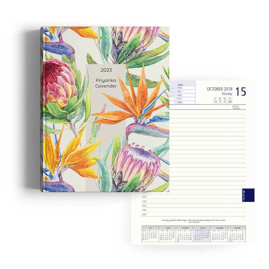 Show details for African Garden Diary A4