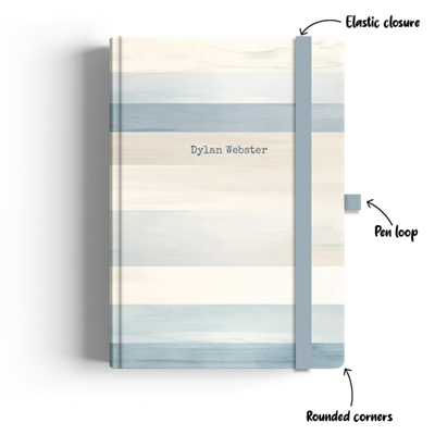 Show details for Coastal Mist A4 Journal