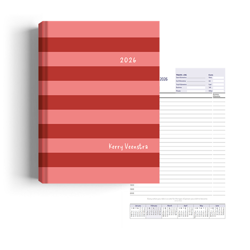 Show details for Candy Stripes Diary Management