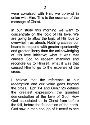 Show details for The Logic of His Love