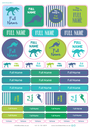 Show details for Boys Big Dinosaurs Multi-Purpose Stickers
