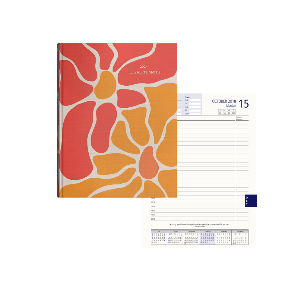 Show details for Groovy flowers Diary Management
