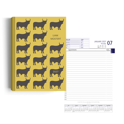Show details for Golden Herd Diary A4