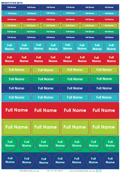 Show details for Brights for Boys Multi-Purpose Stickers