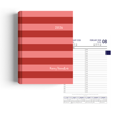 Show details for Candy Stripes Diary A5 
