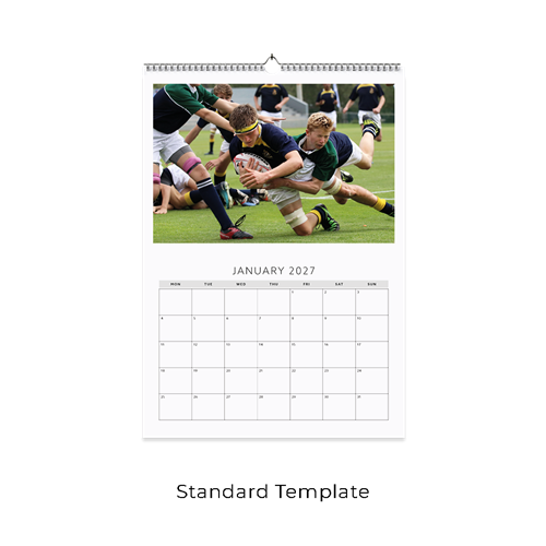 Show details for 2027 A4 Wall - 13 Leaf - B - Standard Template