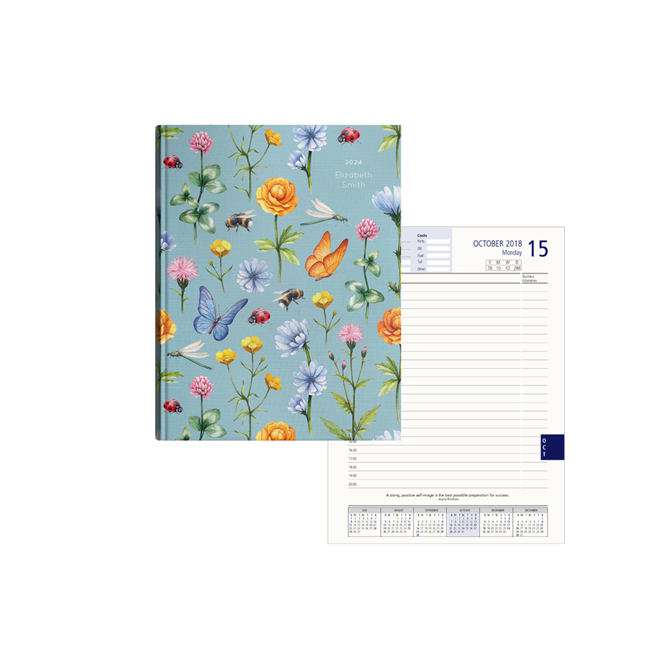 Show details for Winged Wonders Diary A5 