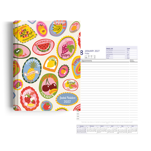 Show details for Fruitful Days Diary A5 