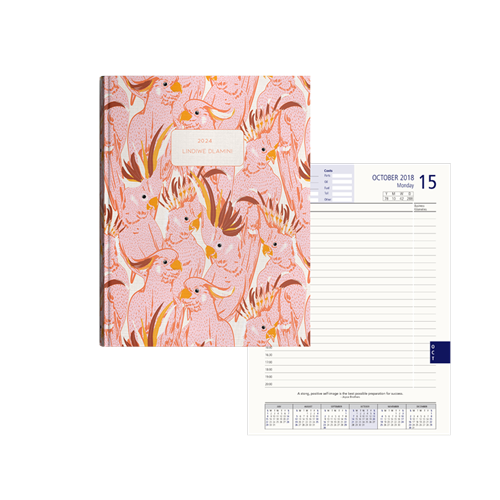 Show details for Pink Parakeet Diary Management