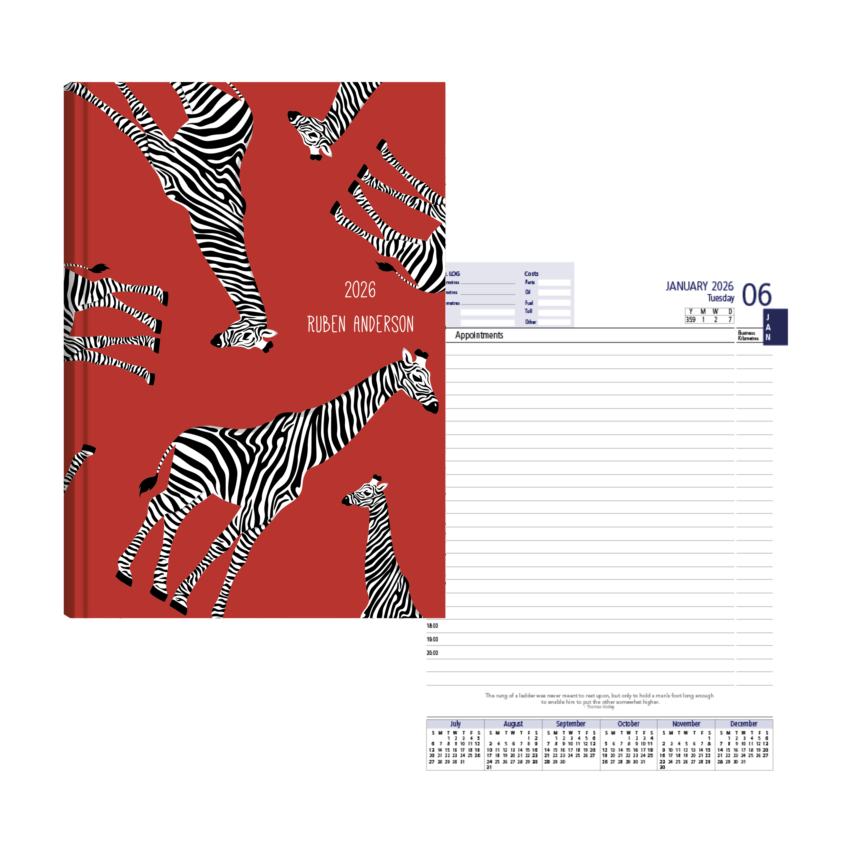 Show details for Zippy Red Gerry Diary Management