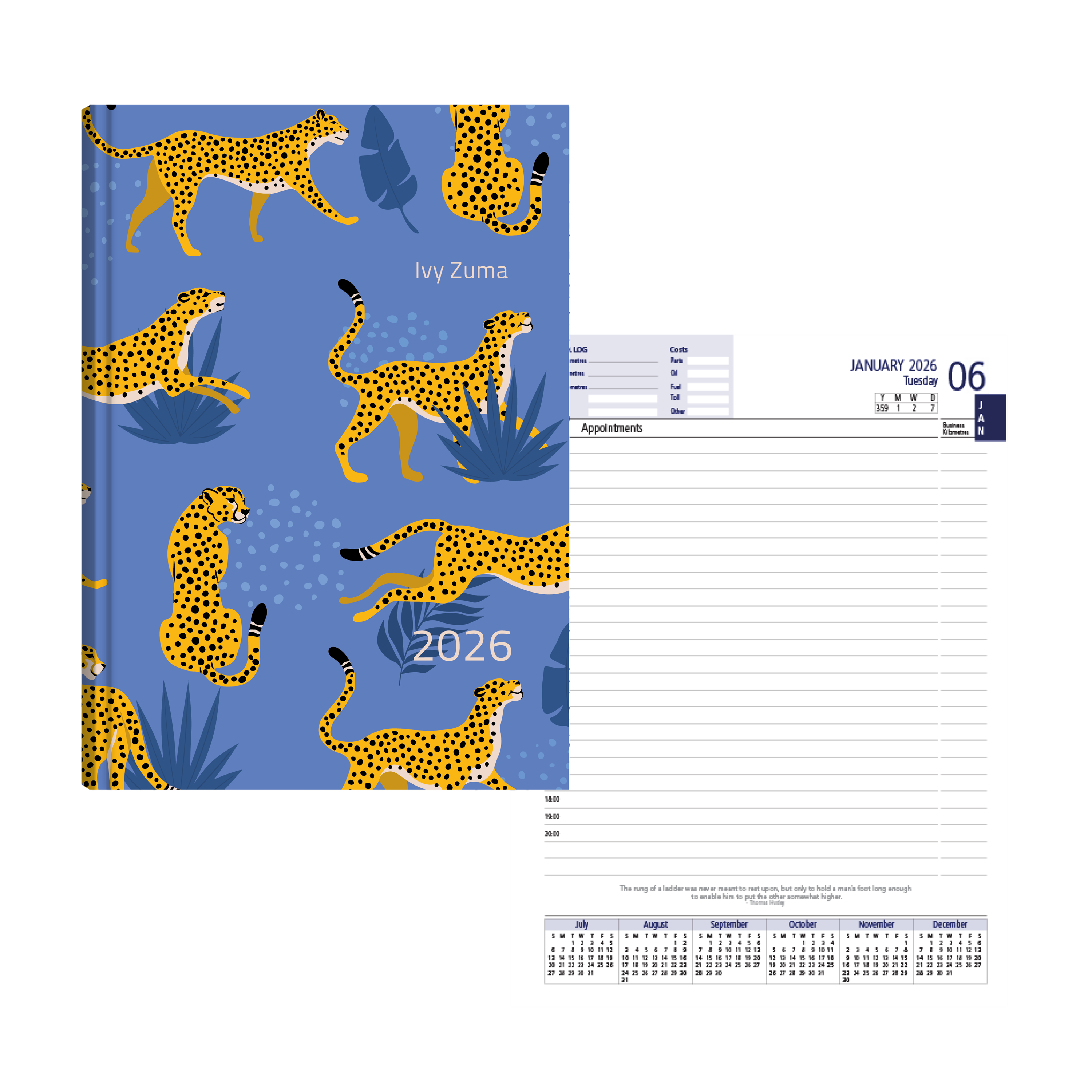 Show details for Cheetah Blues Diary Management