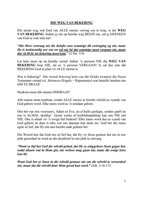 Show details for Die Weë Van Die Here