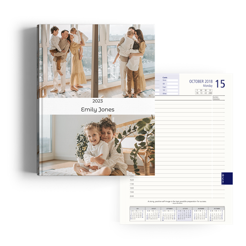 Show details for Large Photo Collage Diary A4