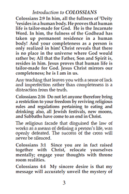 Show details for Colossians