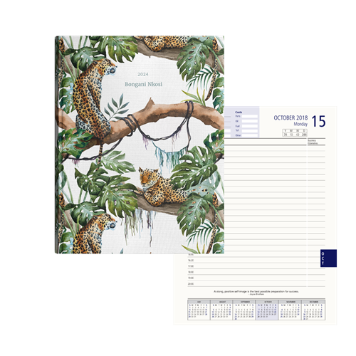 Show details for Delicious Leopard Diary A4