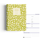 Show details for Leopard Lime Diary A4