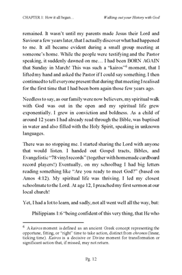 Show details for Walking out your History with God