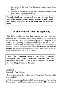 Show details for Israel is God's Timeline