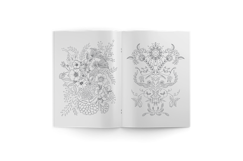 Show details for A4 Colouring Book TEXT - Stapled